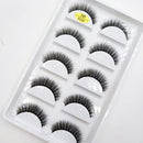 5 Pares de Cílios Postiços 3D – 32 Estilos Incríveis! Feitos de Mink Natural para um efeito volumoso e natural, perfeitos para maquiagem de alta qualidade