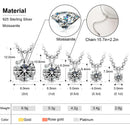 Colar classico Moissanita para mulheres elegantes!!!!