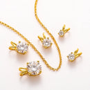 Colar classico Moissanita para mulheres elegantes!!!!